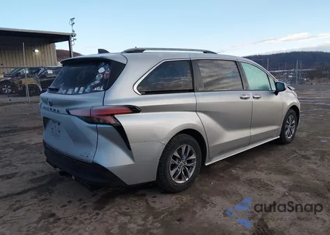 2021 Toyota Sienna Xle z USA, uszkodzony, nr VIN 5TDYSKFC7MS032490